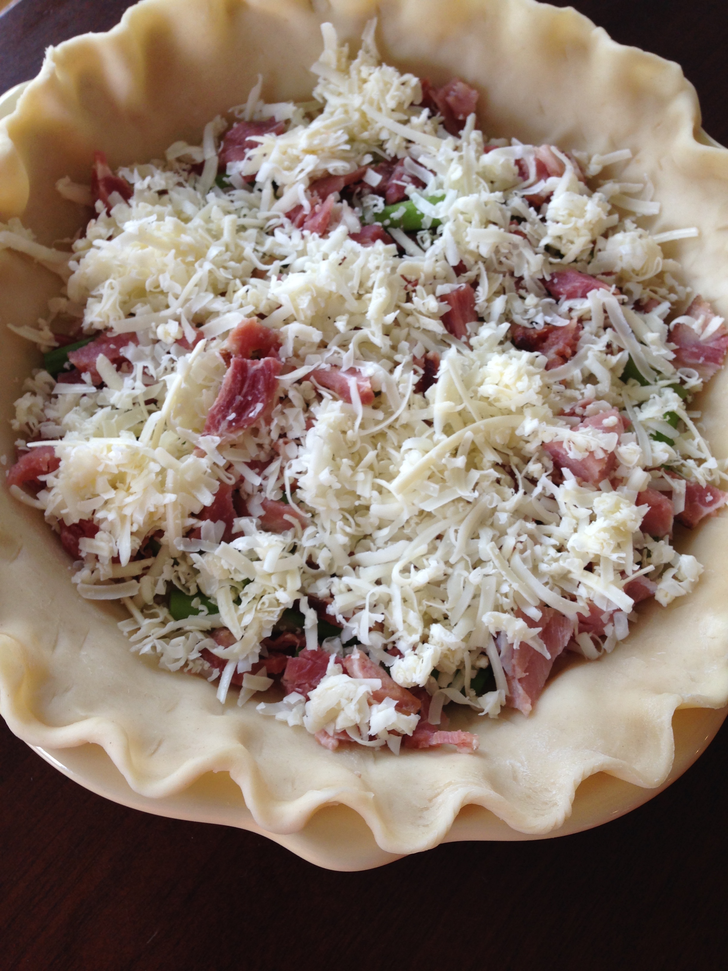 Teresa's Ham & Asparagus Quiche Recipe — Cherchies Blog