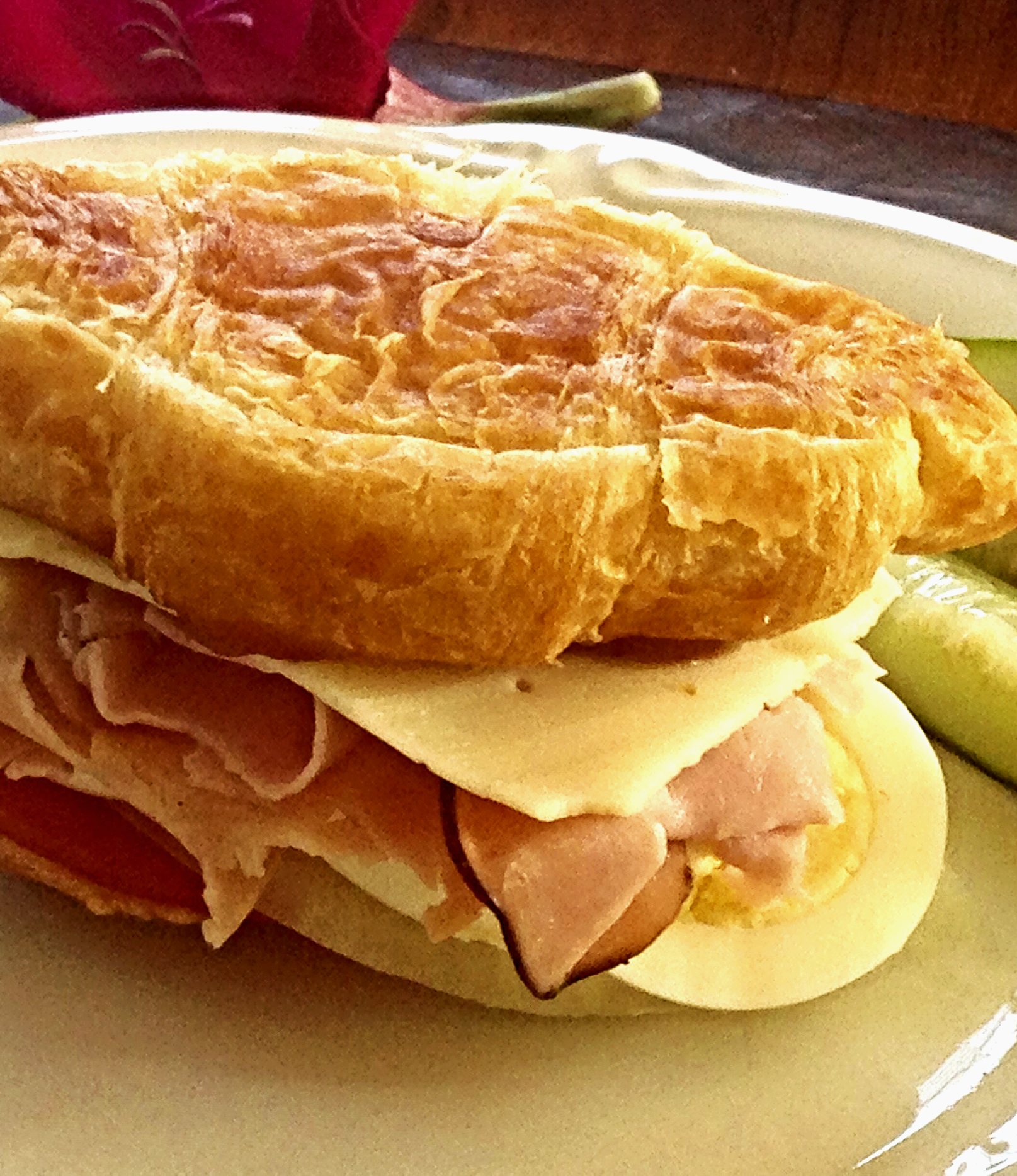 Apple Butter and Egg Croissant Recipe