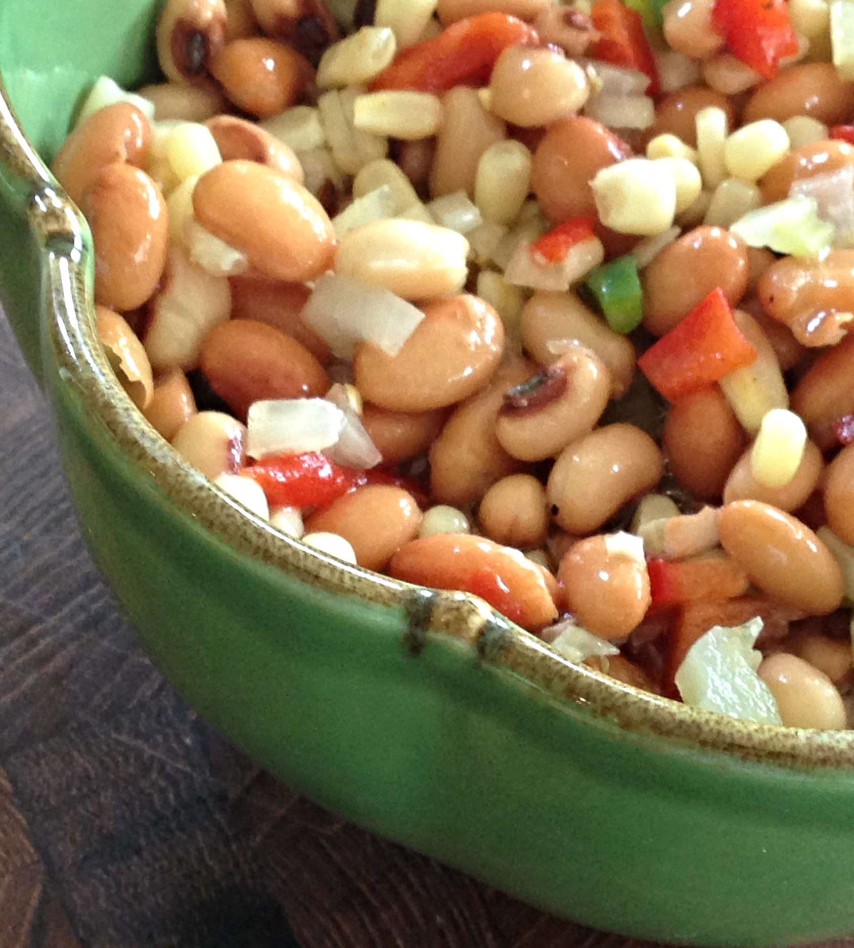 Pretty Vegetable Bean Salad Recipe