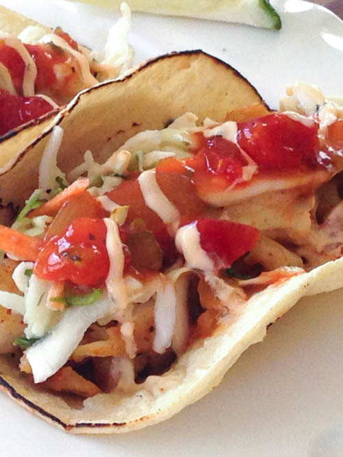 Peachy Fish Taco Recipe