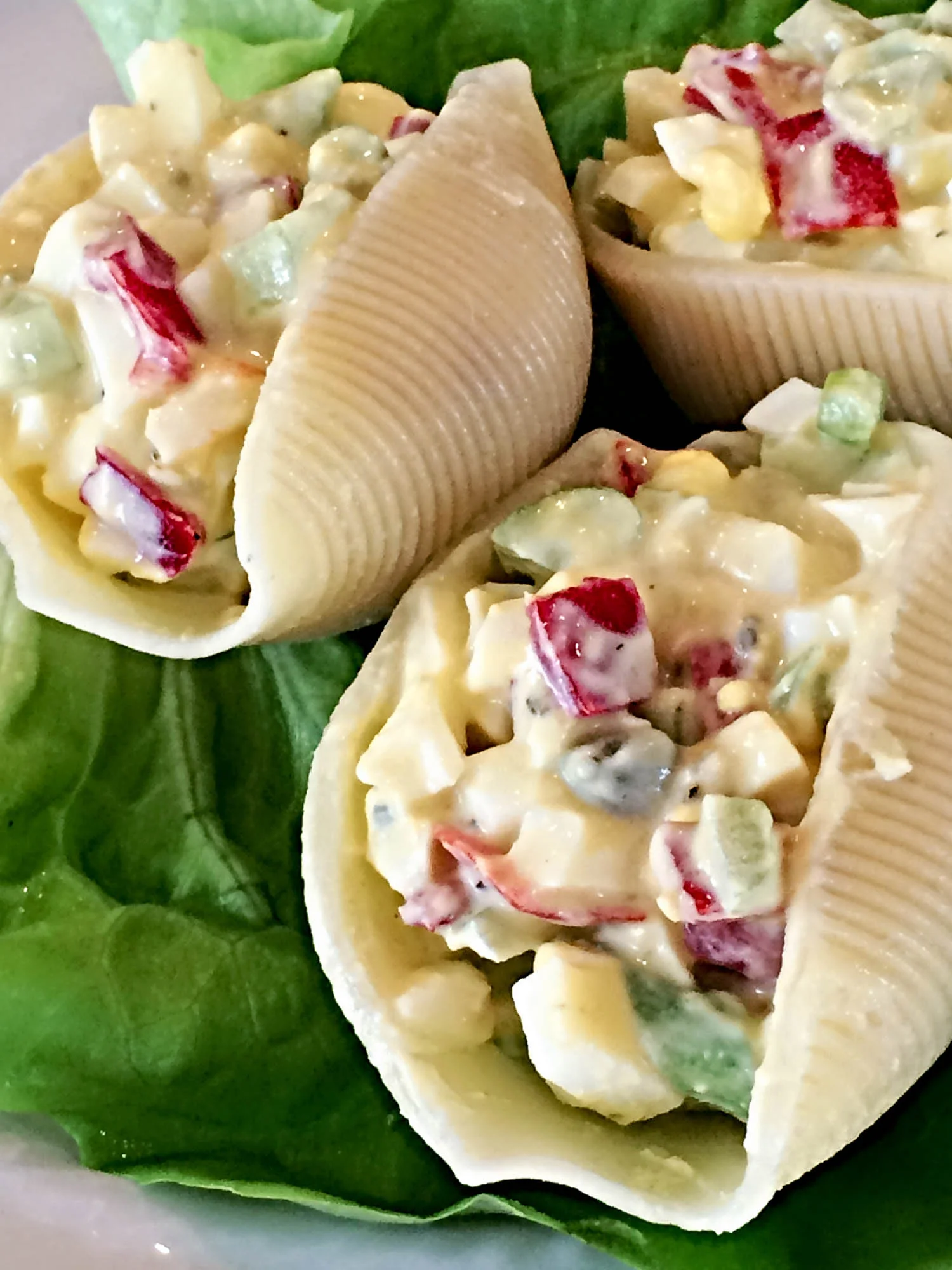 Egg Salad Stuffed Shells Recipe