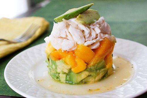 Stacked Crab Mango Avocado Recipe — Cherchies Blog