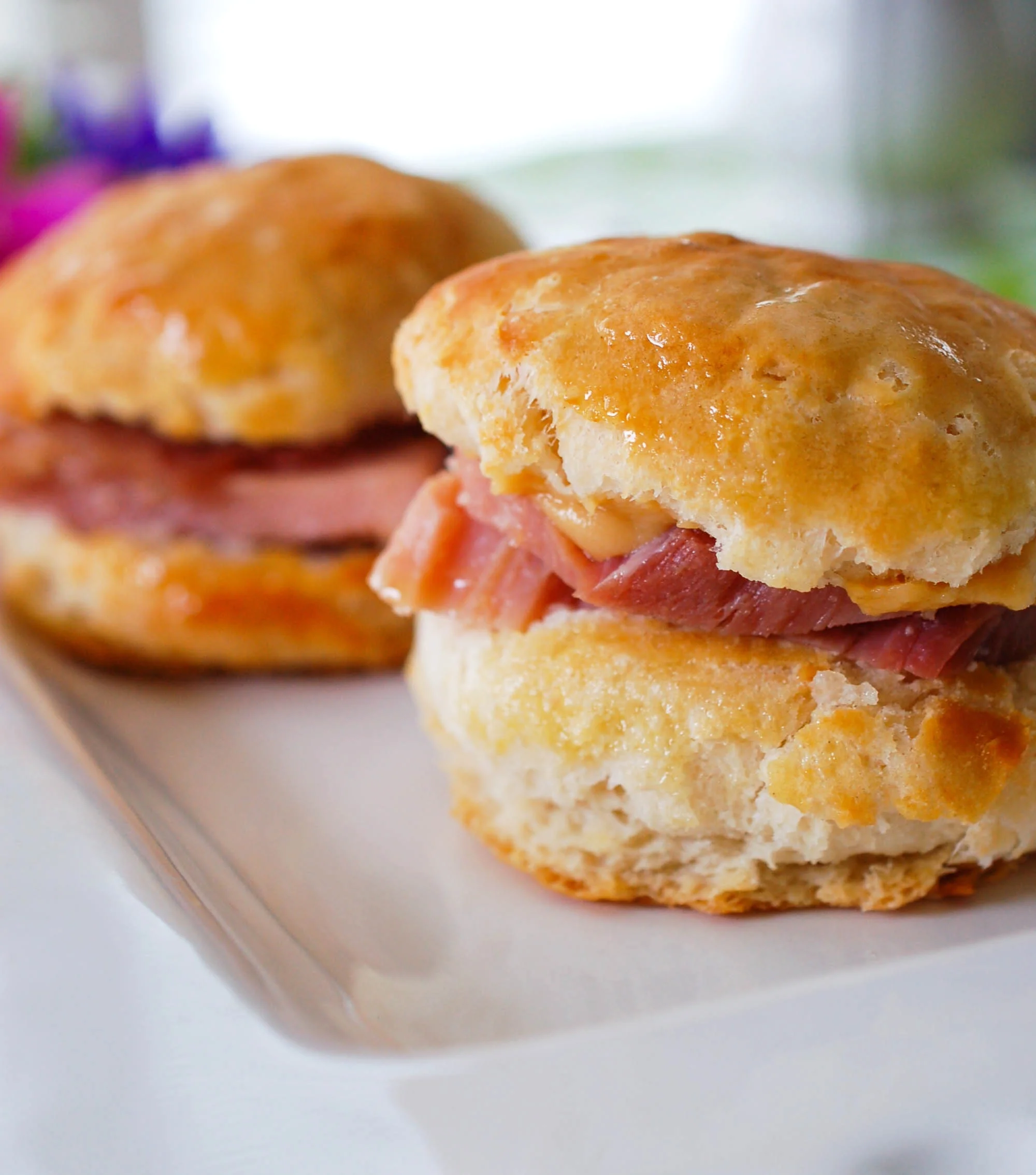 Ham and Mustard Biscuit Recipe