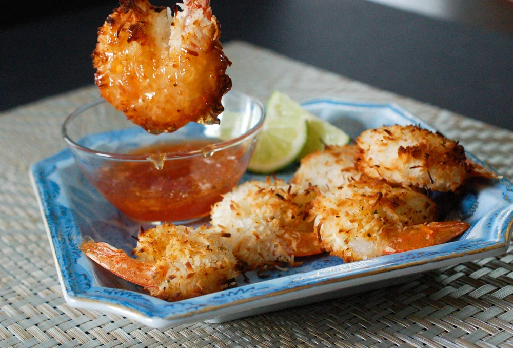 Baked Coconut Shrimp With Spicy Apricot Sauce Recipe — Cherchies Blog