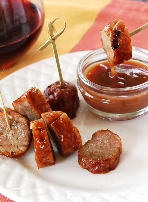 Sausage Bites With Cranberry Mustard Recipe