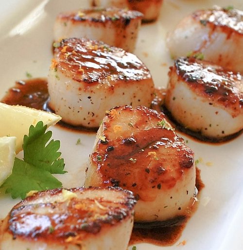 Seared Citrus Cilantro Scallops Recipe