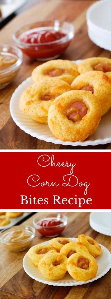 Cheesy Corn Dog Bites Recipe