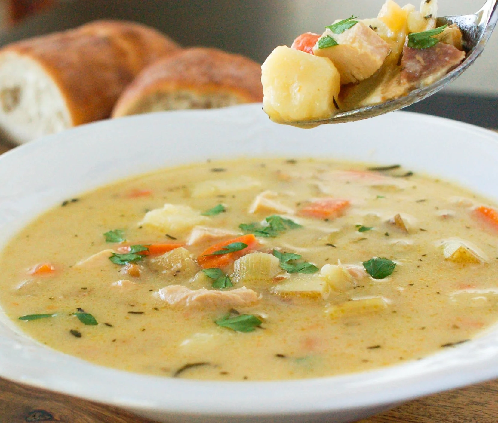 Chicken Cordon Bleu Soup Recipe