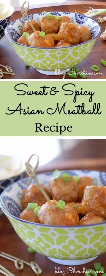 Sweet & Spicy Asian Meatballs Recipe