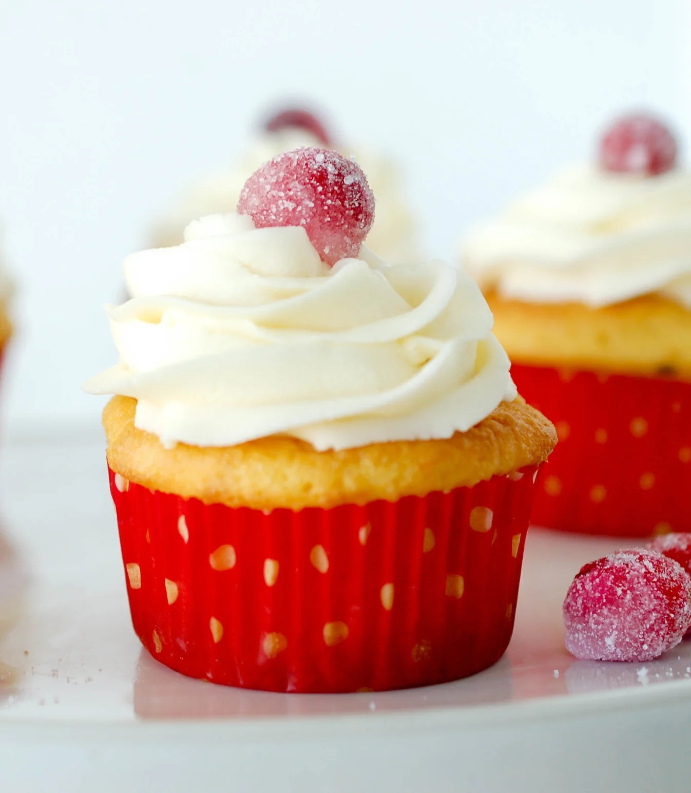 Champagne Cranberry Cupcake Recipe