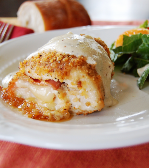 Champagne Chicken Cordon Bleu Recipe