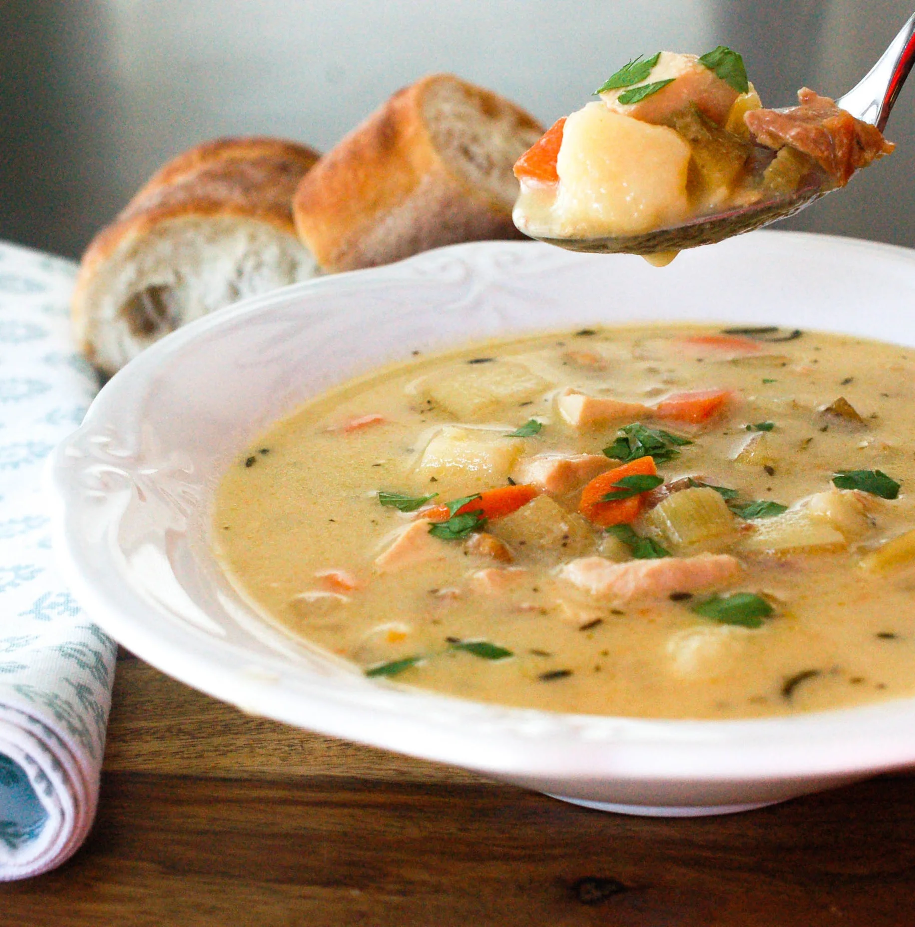 Chicken Cordon Bleu Soup Recipe