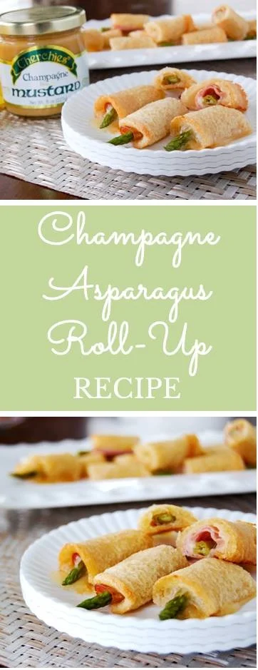 Champagne Asparagus Roll-Ups Recipe