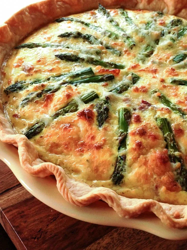 Teresa's Ham &amp; Asparagus Quiche Recipe