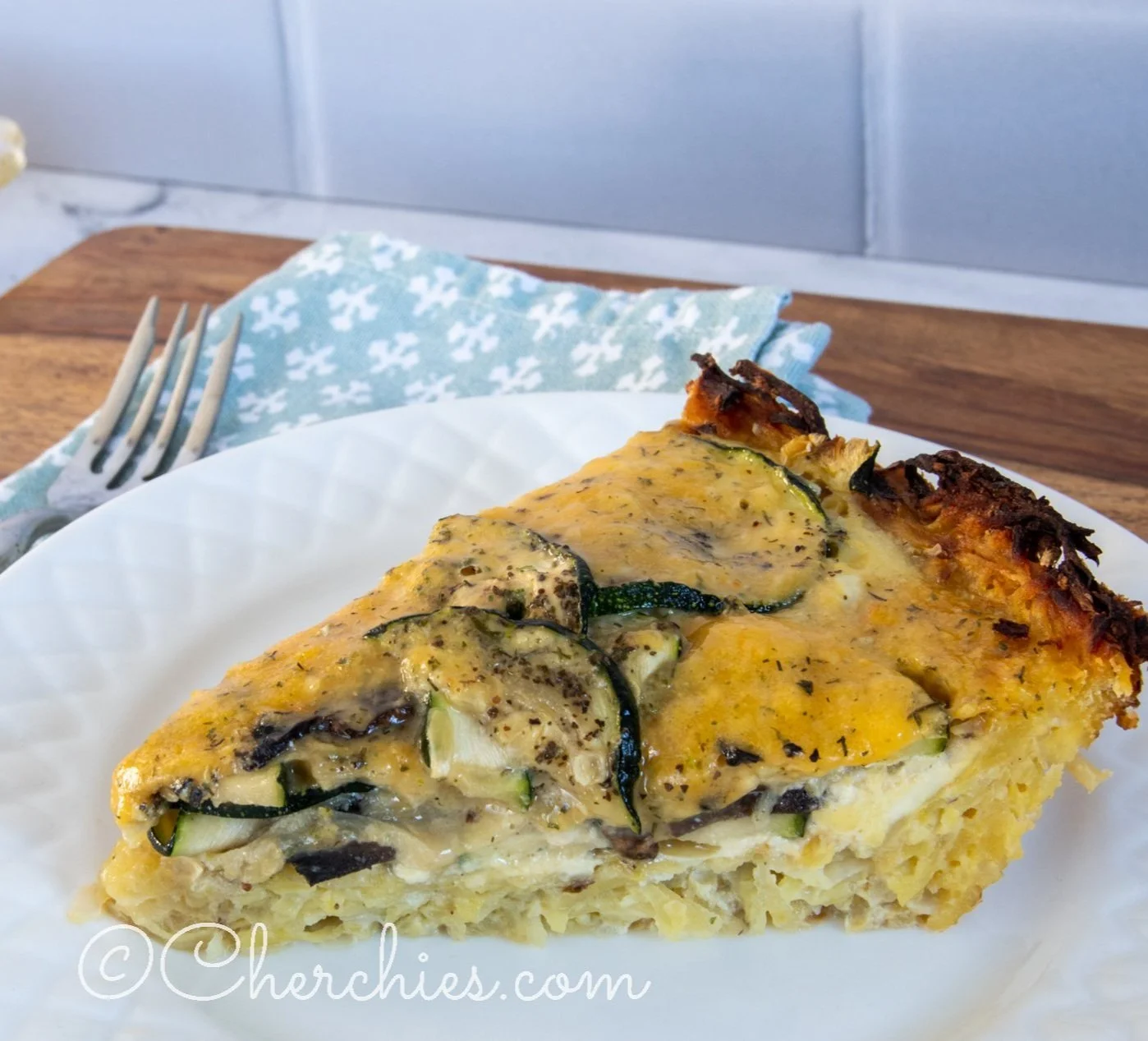Fresh Zucchini Pie Recipe