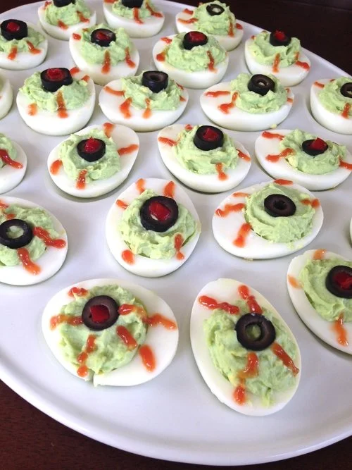 Festive Deviled Eyeballs Recipe