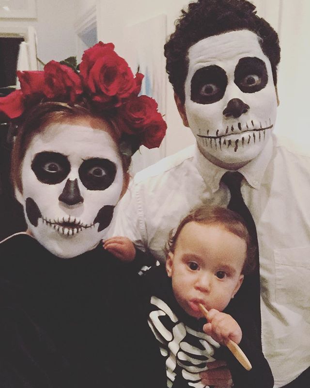 And Finn is not too Happy about this costume. Hence the toothbrush to make him happy