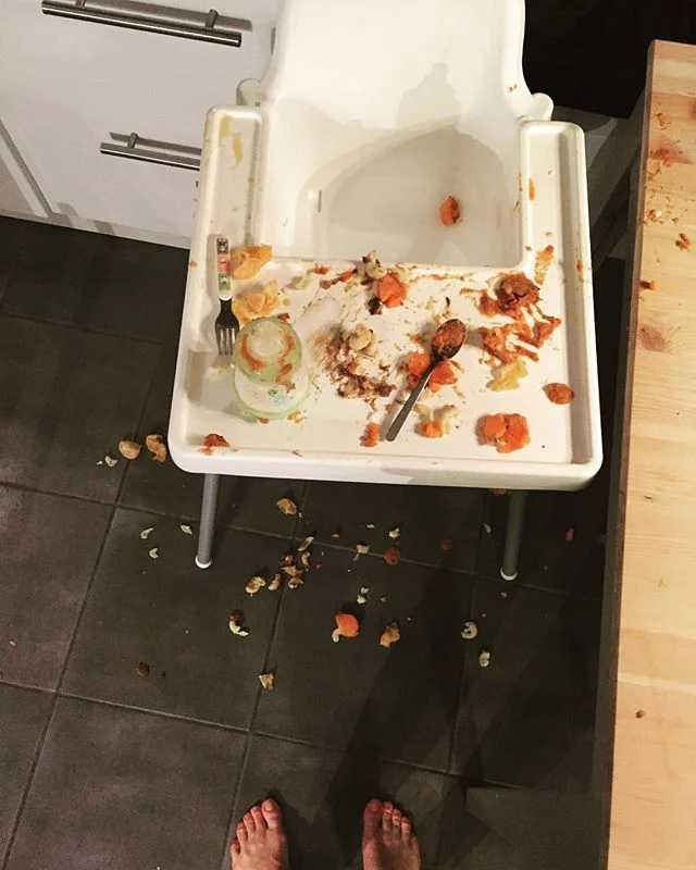 This is my clean up 3-4 times a day. Lovely. Thanks Finn...