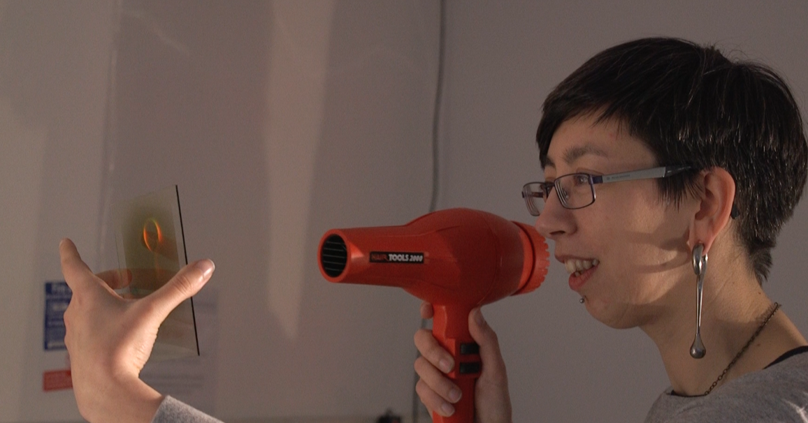 Tina and hairdryer.png