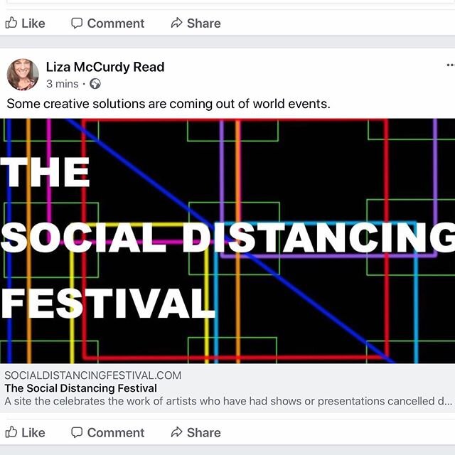 #socialdistancingfestival #artistsonline  #creativeoutlet #creativity