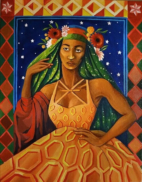  Untitled  11x14”  Acrylic on Canvas 