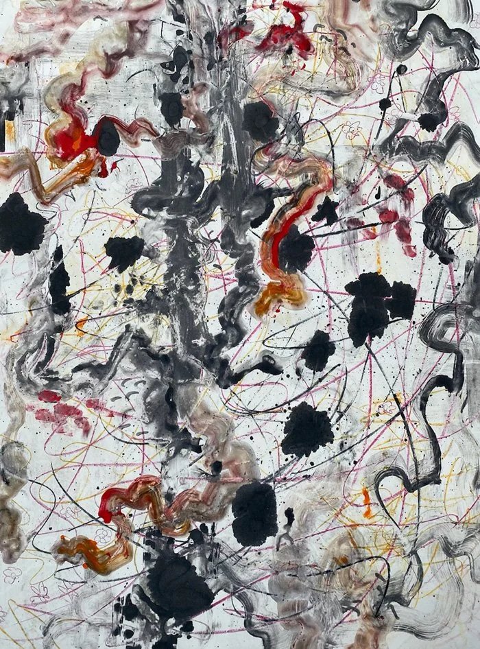  Untitled  22x30”  watercolor  monotype 