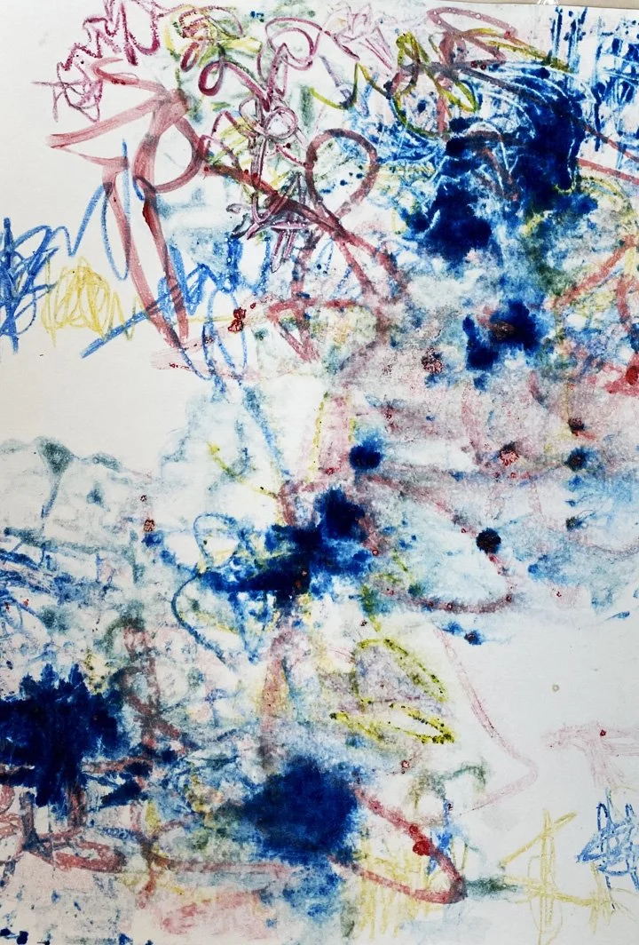  Untitled  7 x 11”  watercolor monotype 