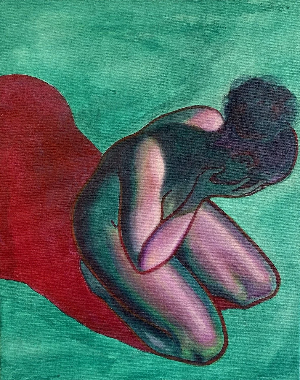  If I had known  Acrylic on Canvas  20×16”  2025 