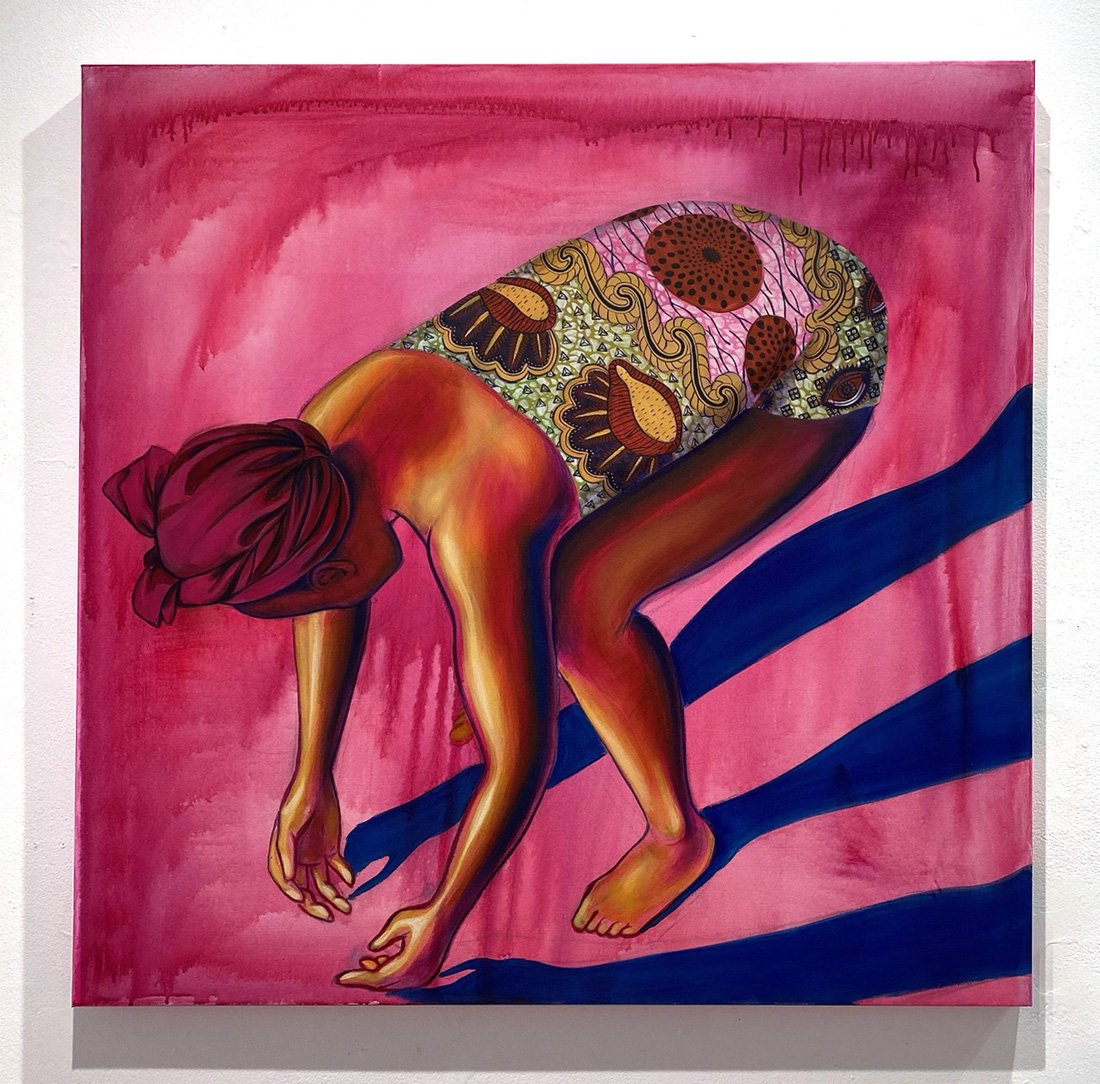  Almost in my Grasp  Acrylic on Canvas  36×36”  2025 