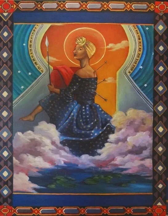  Ode to The Forging  18x24”  Acrylic on Canvas 