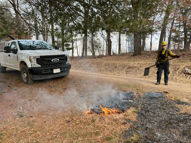  Our burn crew has wildland firefighting training and experience suppressing and extinguishing fires. 