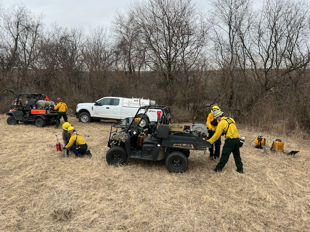  Water resources include truck and UTV engines, as well as backpack pumps.  