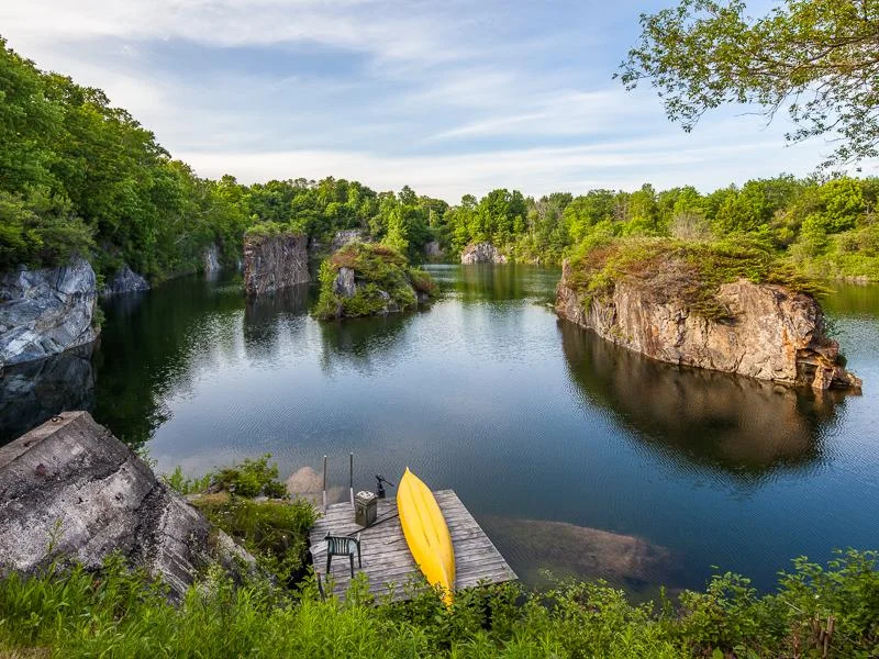  This is the private quarry. Wouldn't you love to have this in your backyard?
