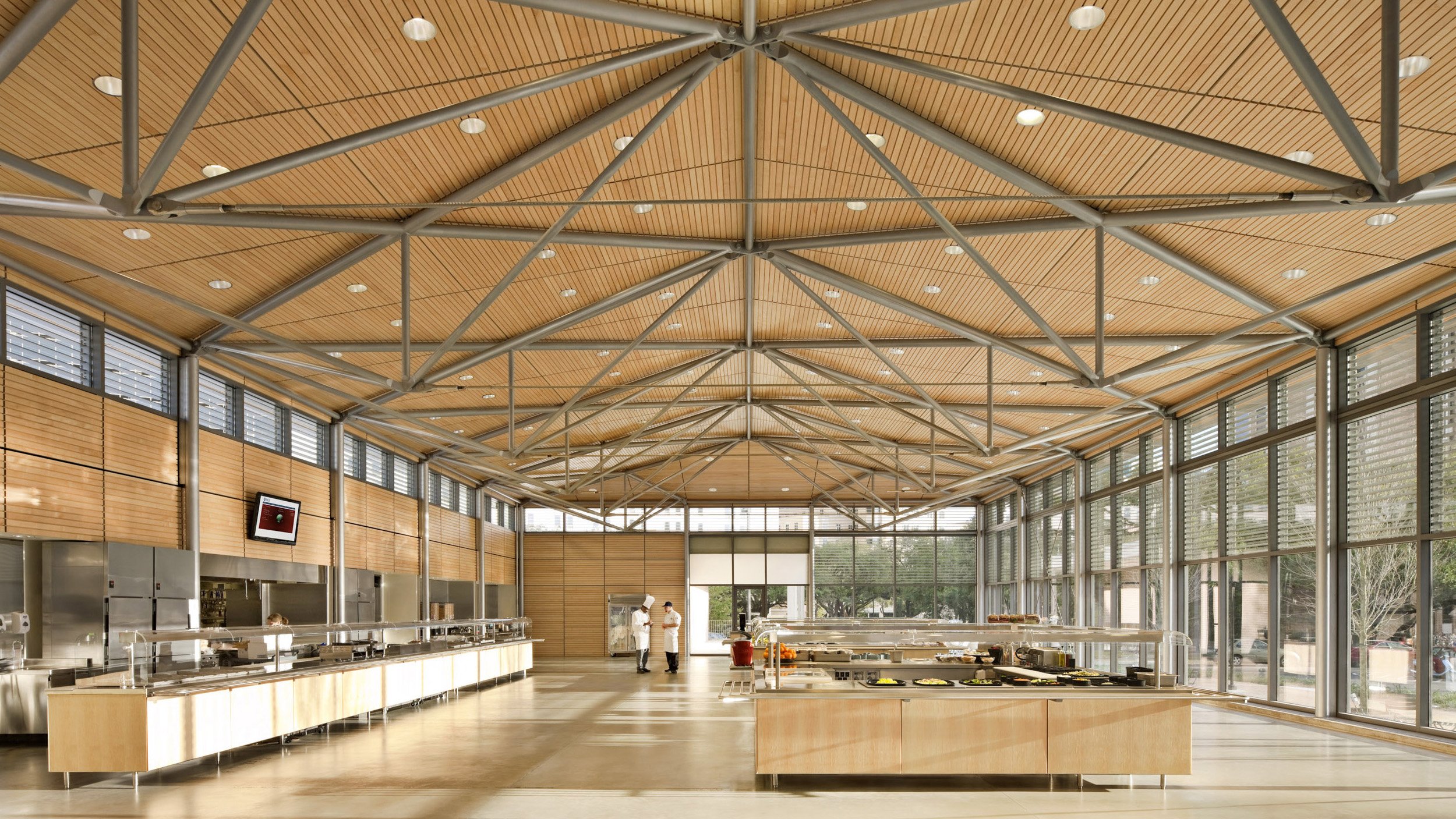 Rice University / East Servery - Hopkins Architects / Hanbury Evans Wright Vlattas & Company