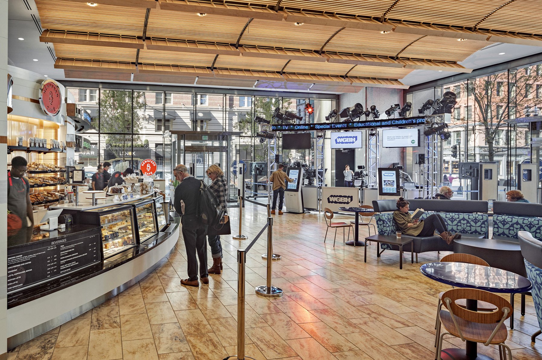 Boston Public Library / The Johnson Building / Newsfeed Cafe 