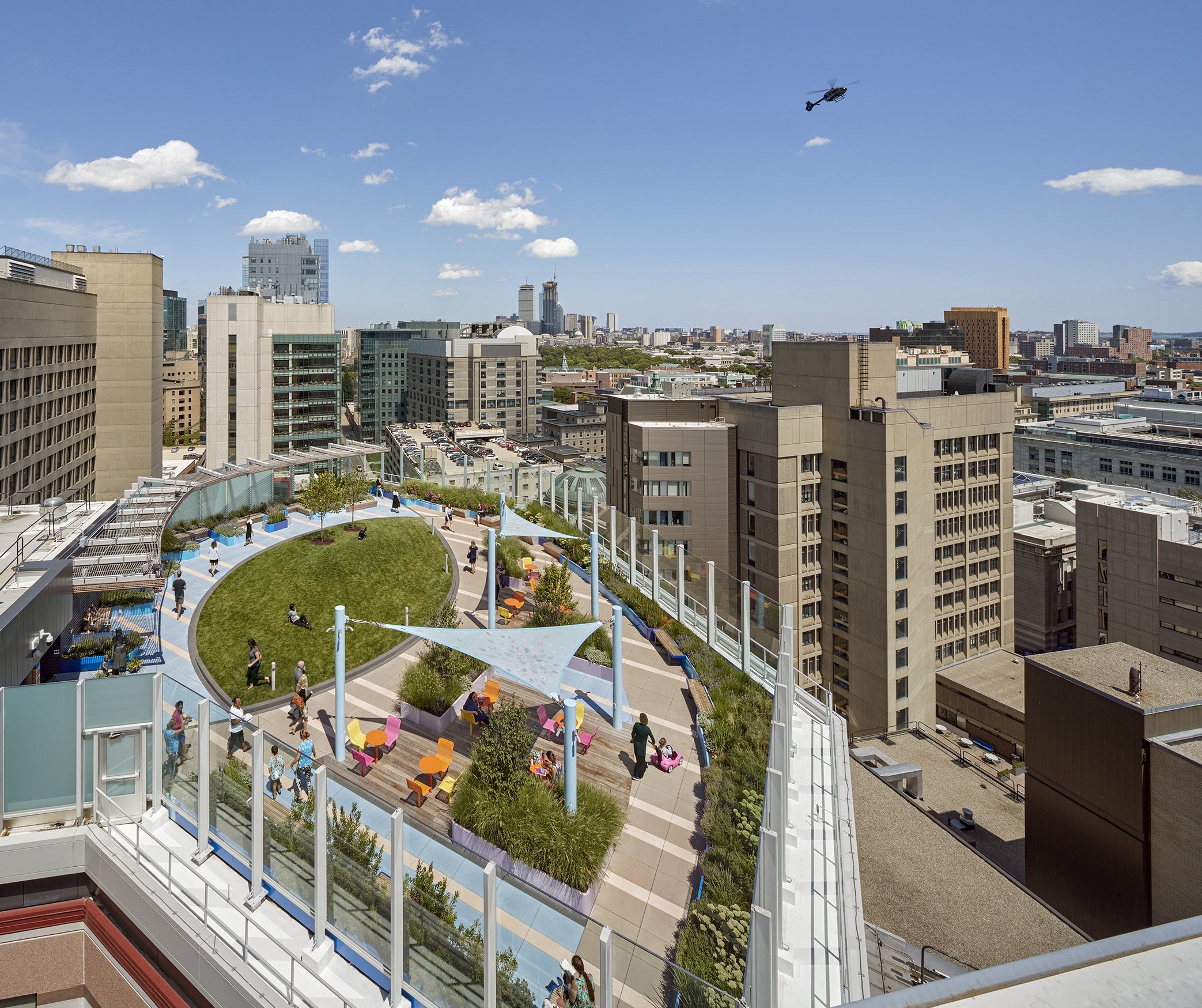 Boston Children's Hospital / Rooftop Healing Garden 