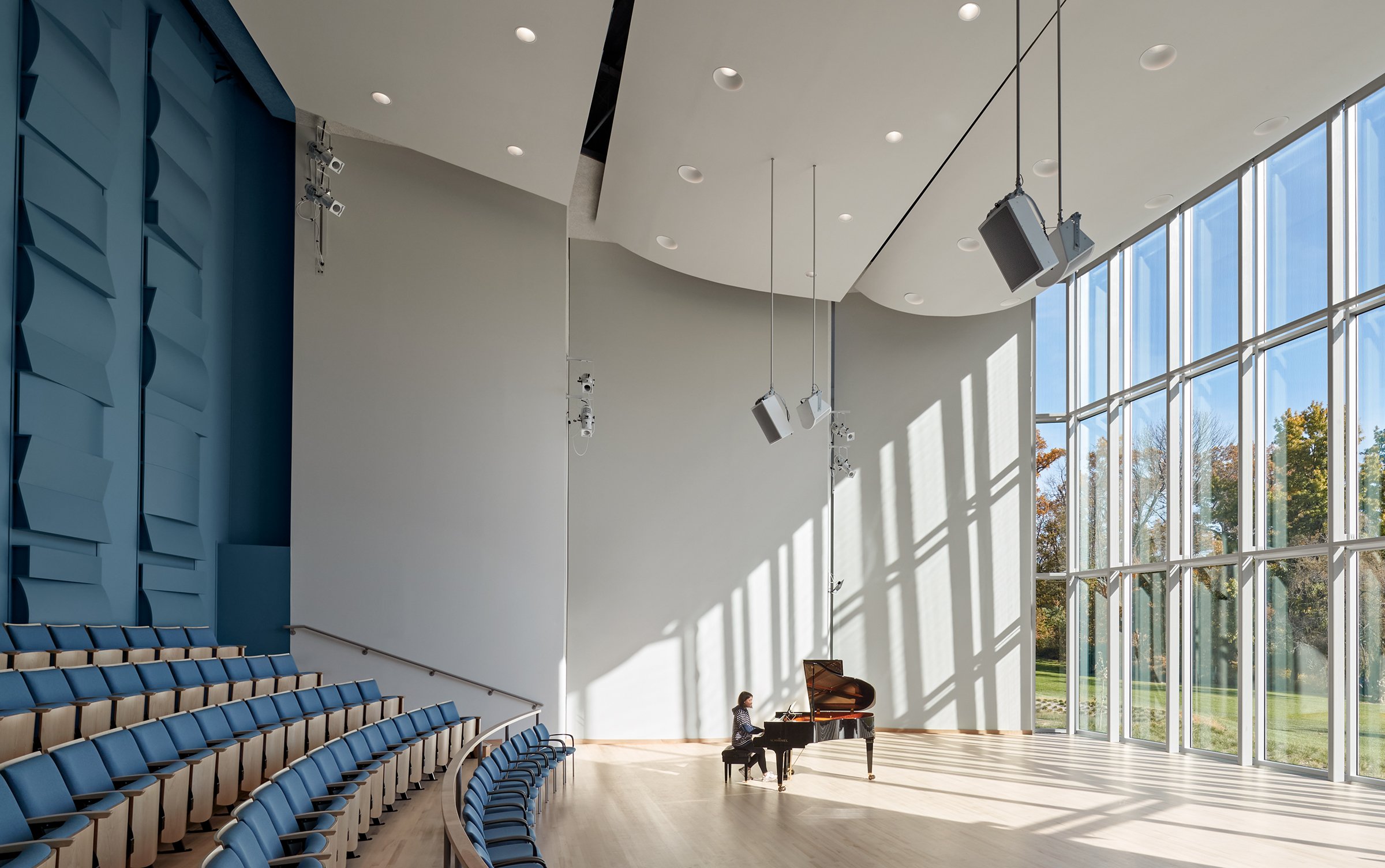 Haverford College / Jaharis Recital Hall and Roberts Music Building