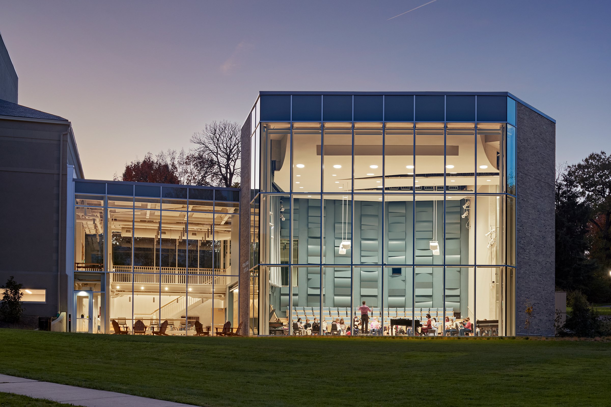 Haverford College / Jaharis Recital Hall and Roberts Music Building