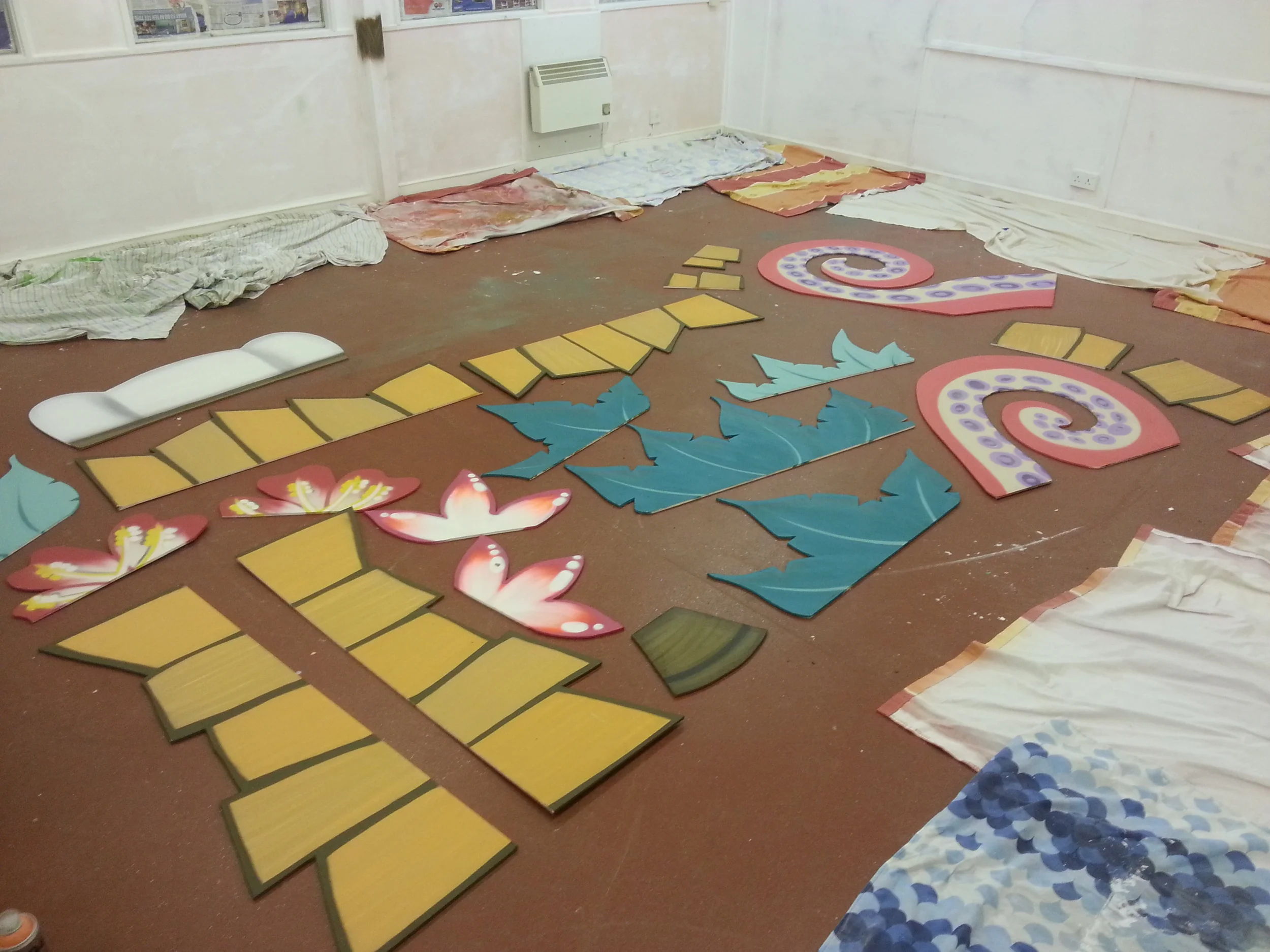 Here I have used MDF to make 3D cut outs