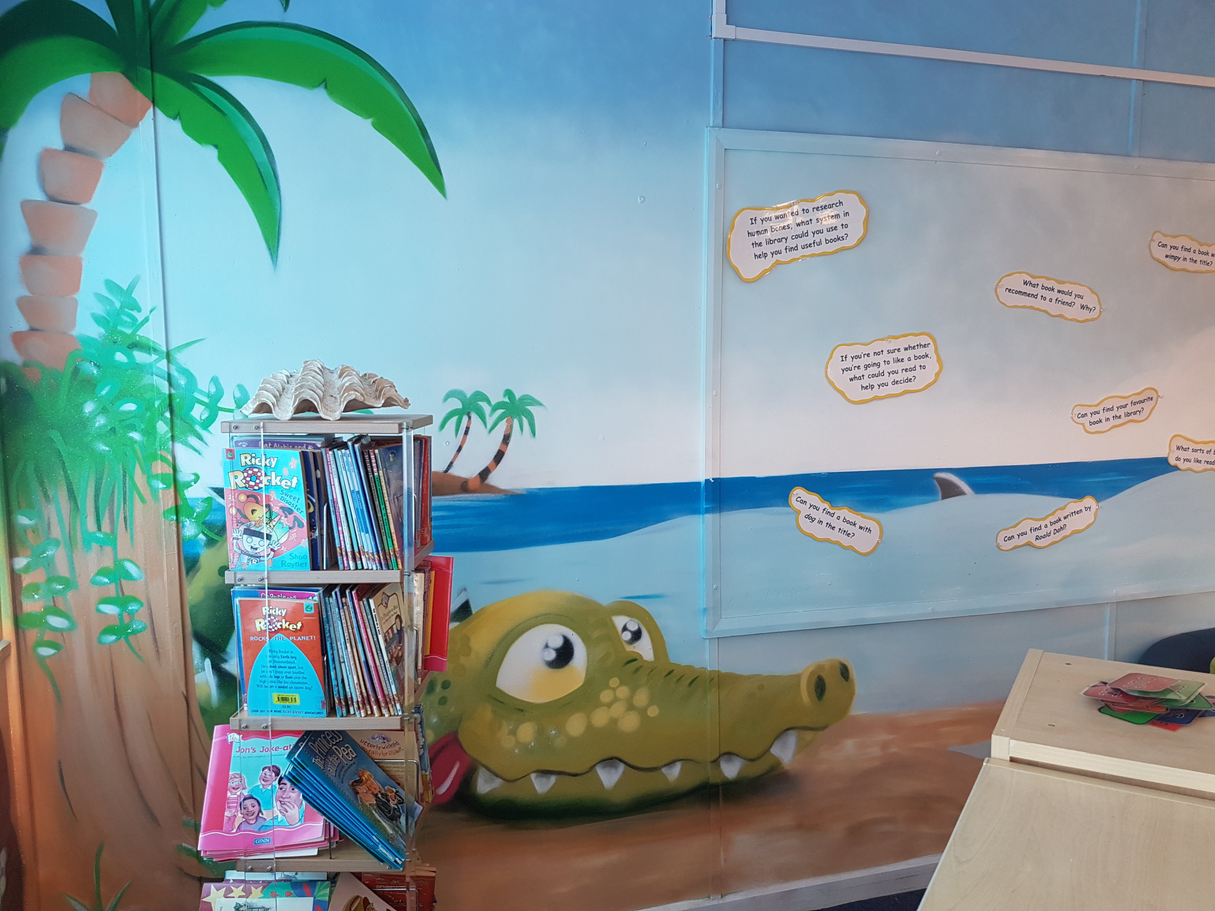 William Hildyard school library - years 4 to 6