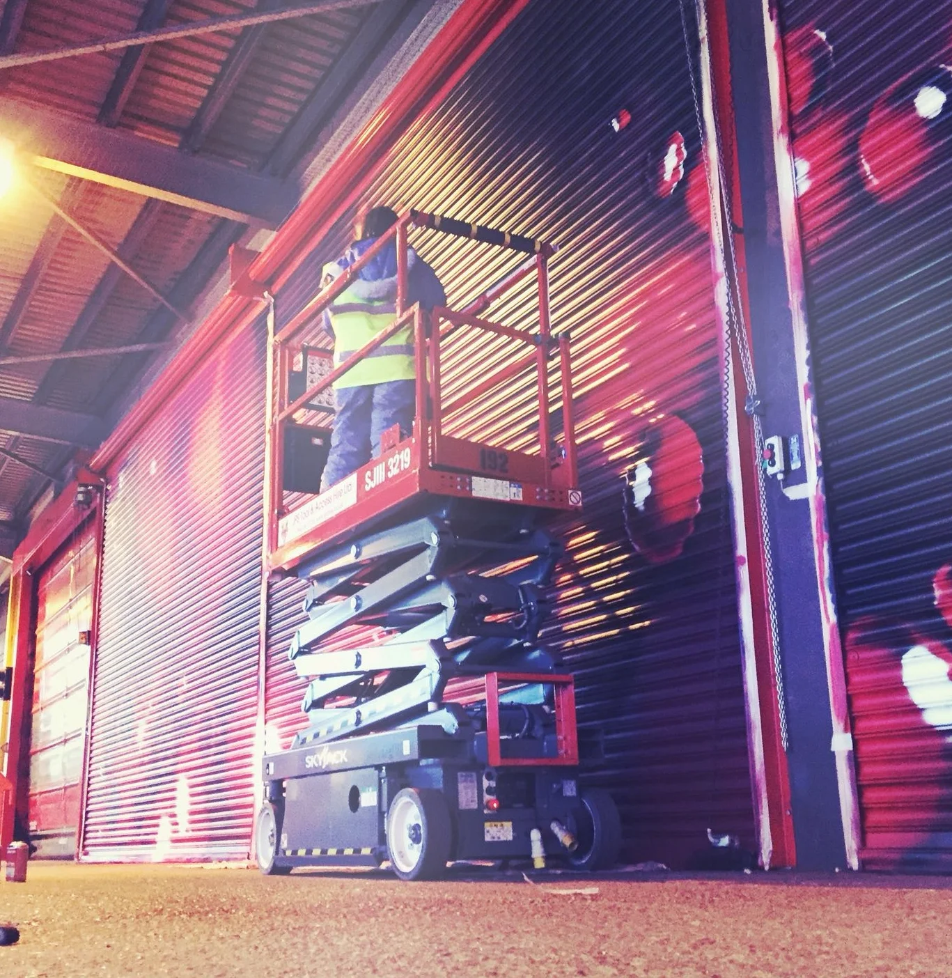Working for Coca-Cola to design and paint in their headquarters