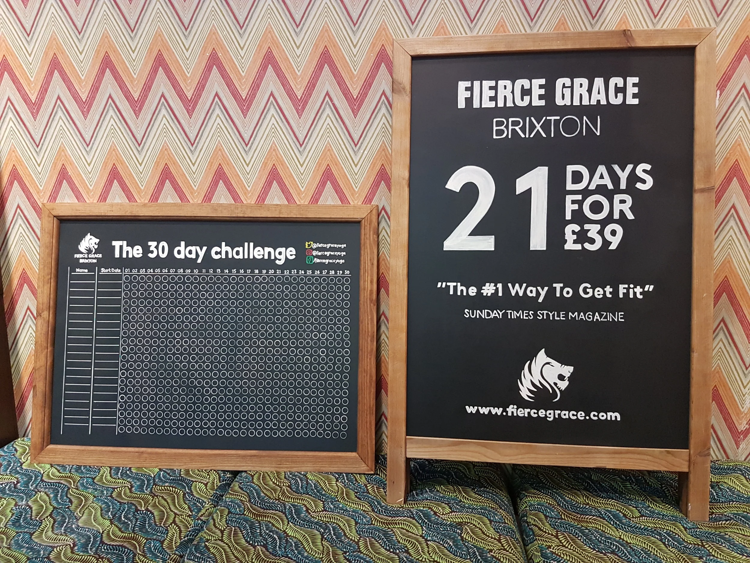 Fierce Grace Chalkboards 