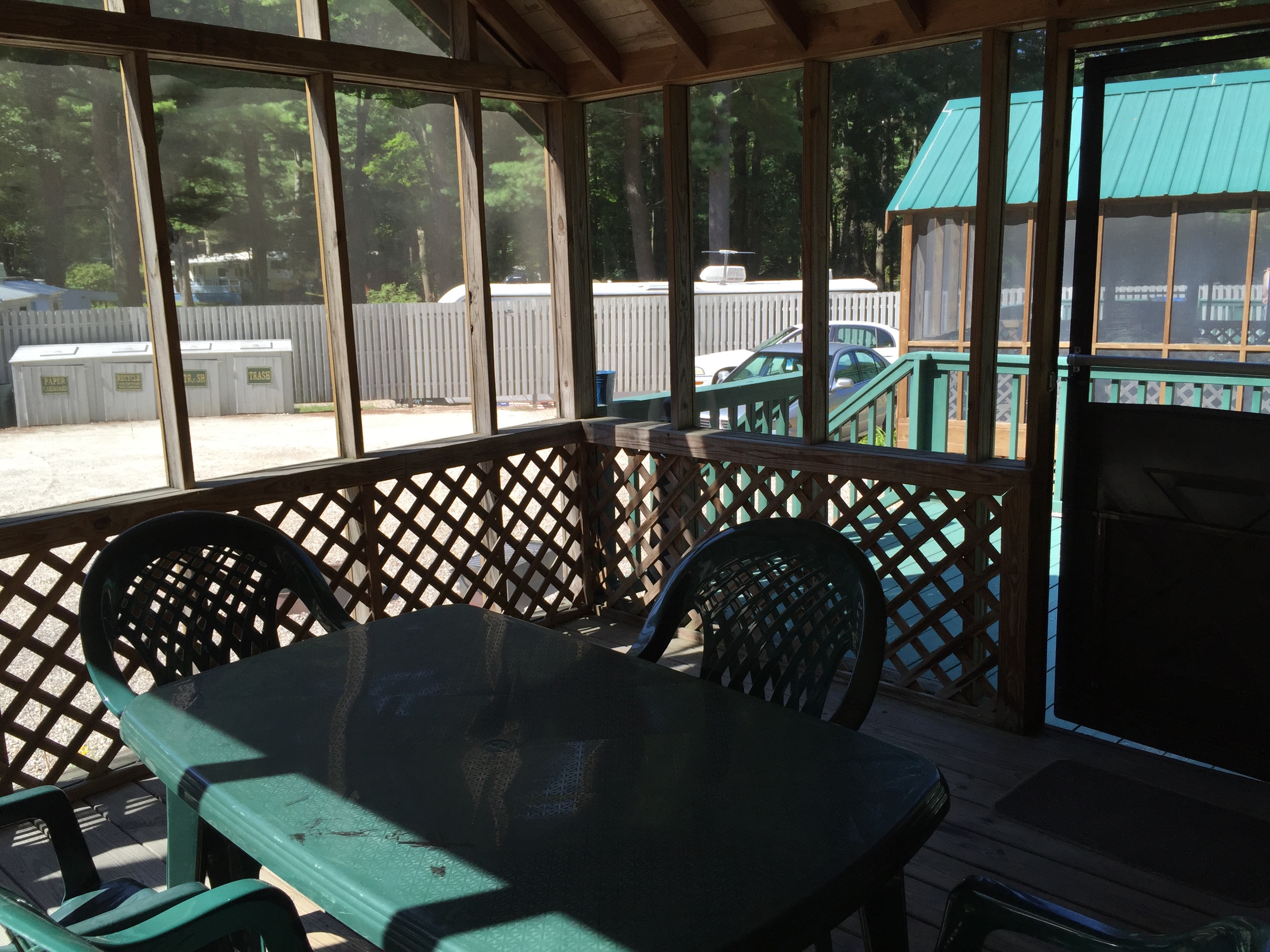 screened in porch on stewart lodge