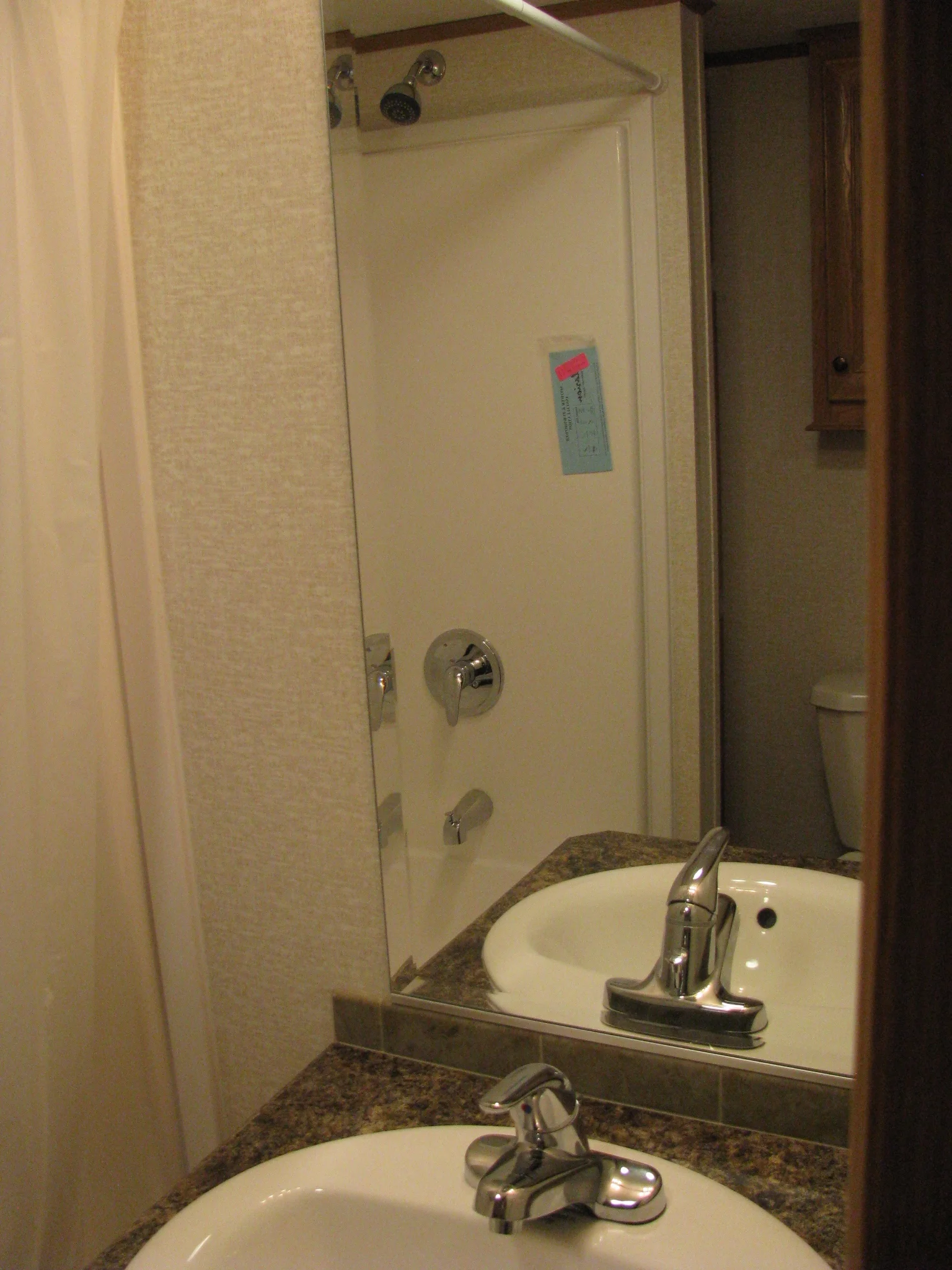 bathroom in skyline trailer