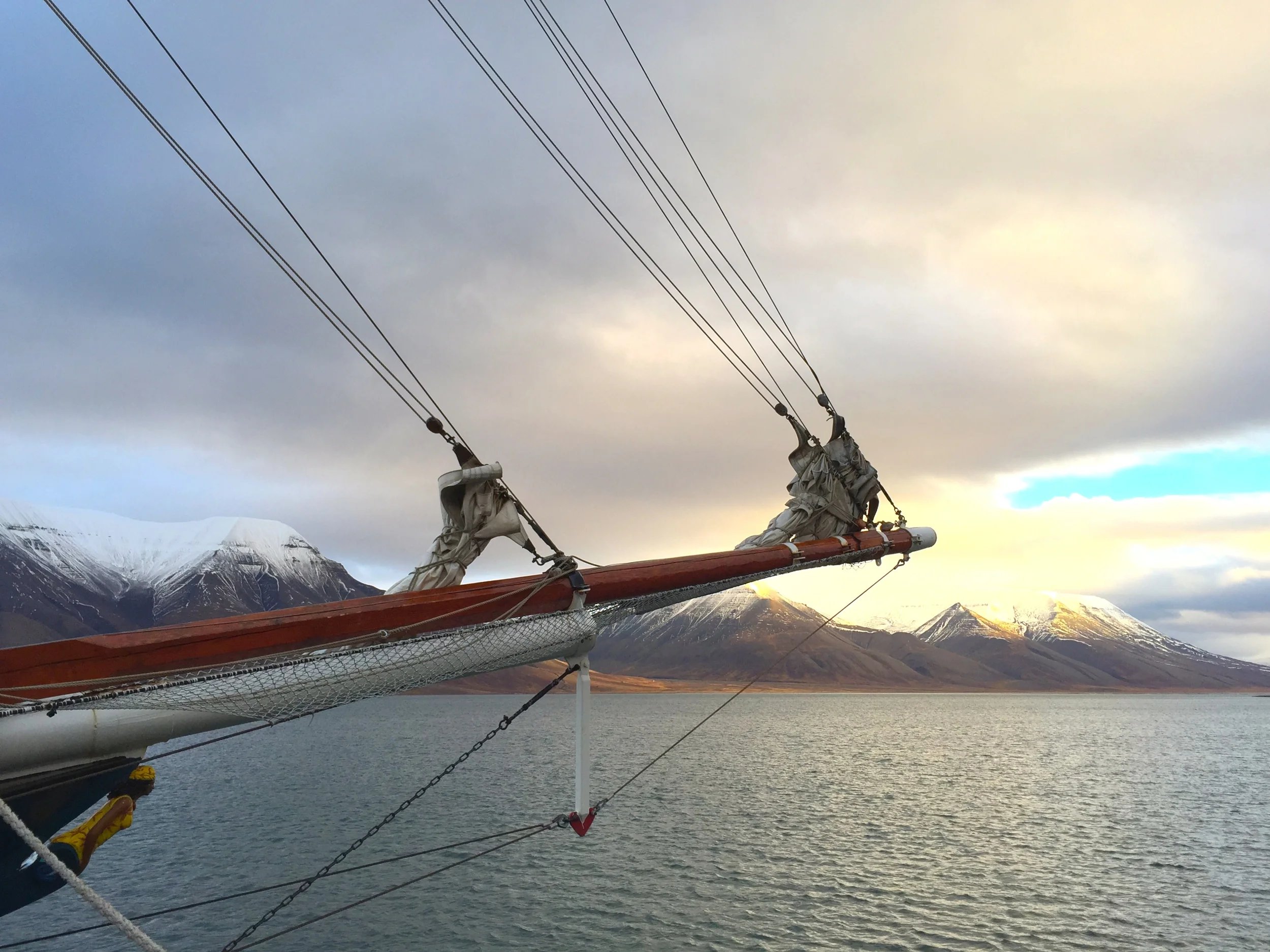 Longyearbyen Harbor and the Antigua