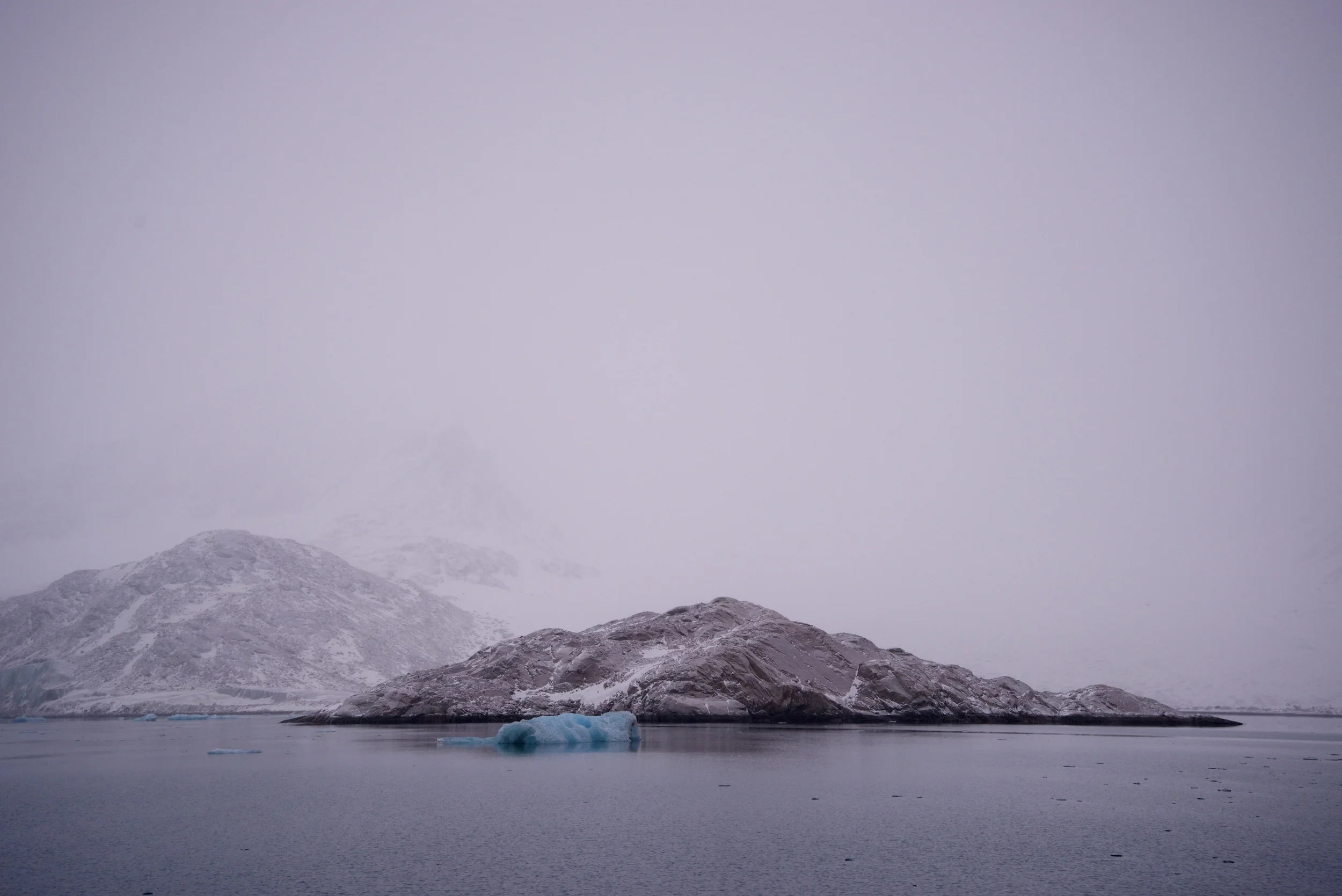 "New land" exposed by glacial recession