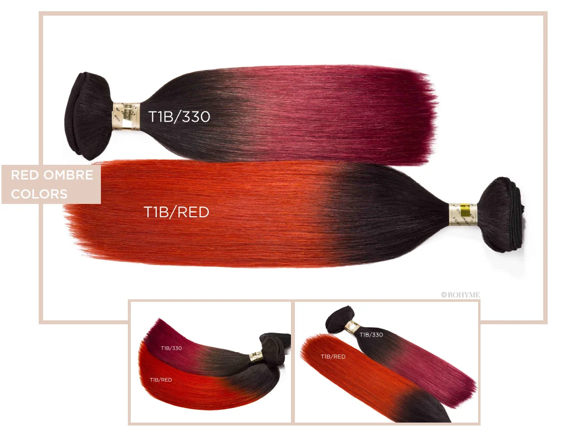 Red Ombre Colors T1B/330, T1B/RED