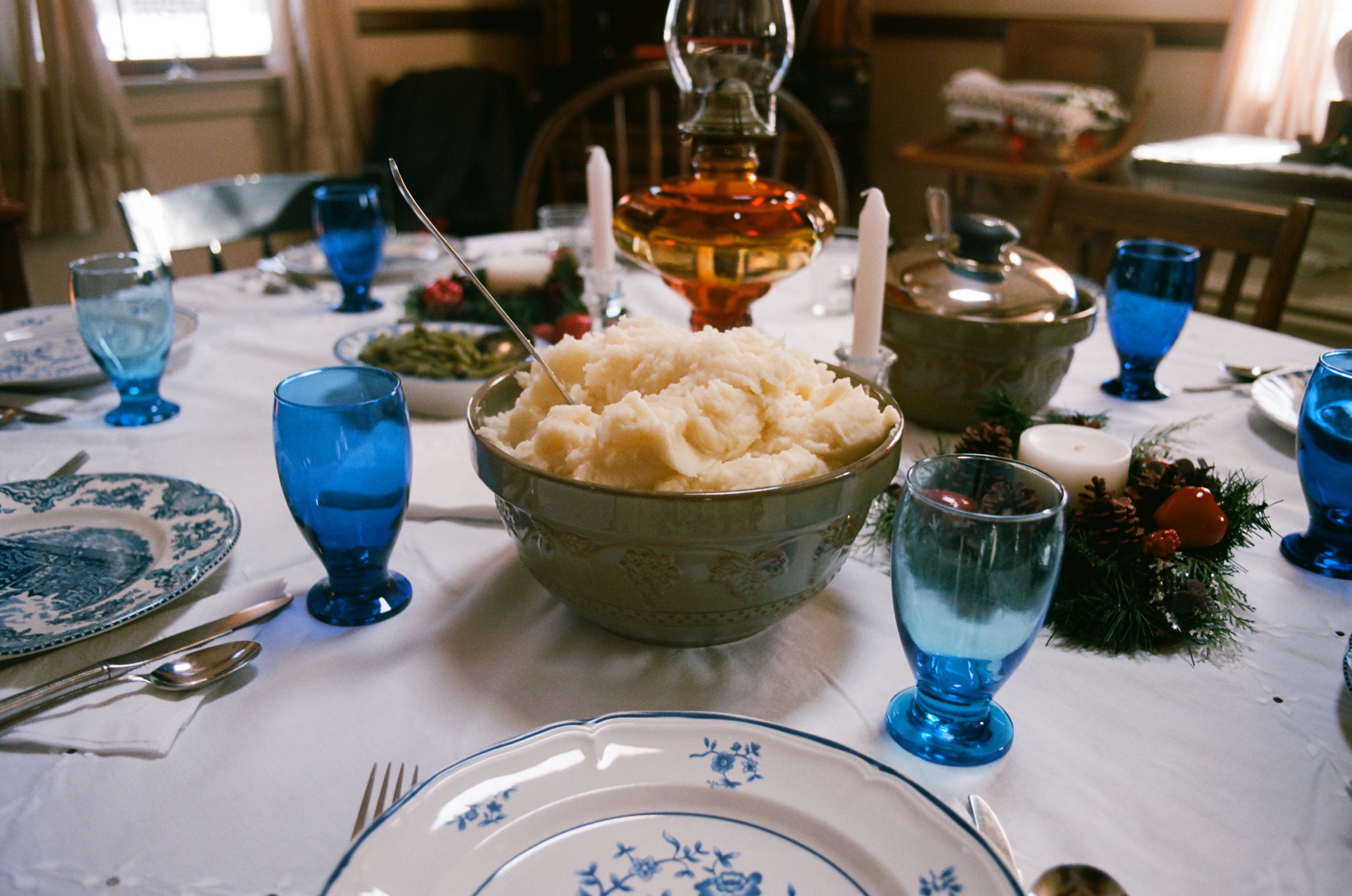 Mashed potatoes at Christmas