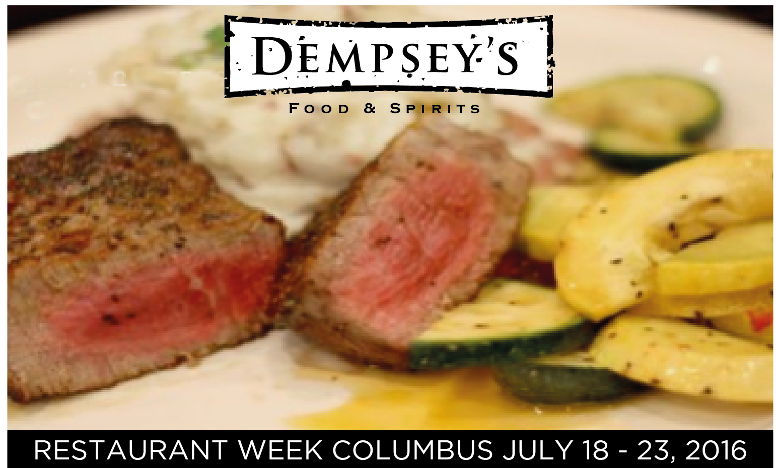 Help donate $5000 to @Mid_OHFoodbank just by dining with us! Check out our menu at http://614columbus.com/2016/06/dempseys/
