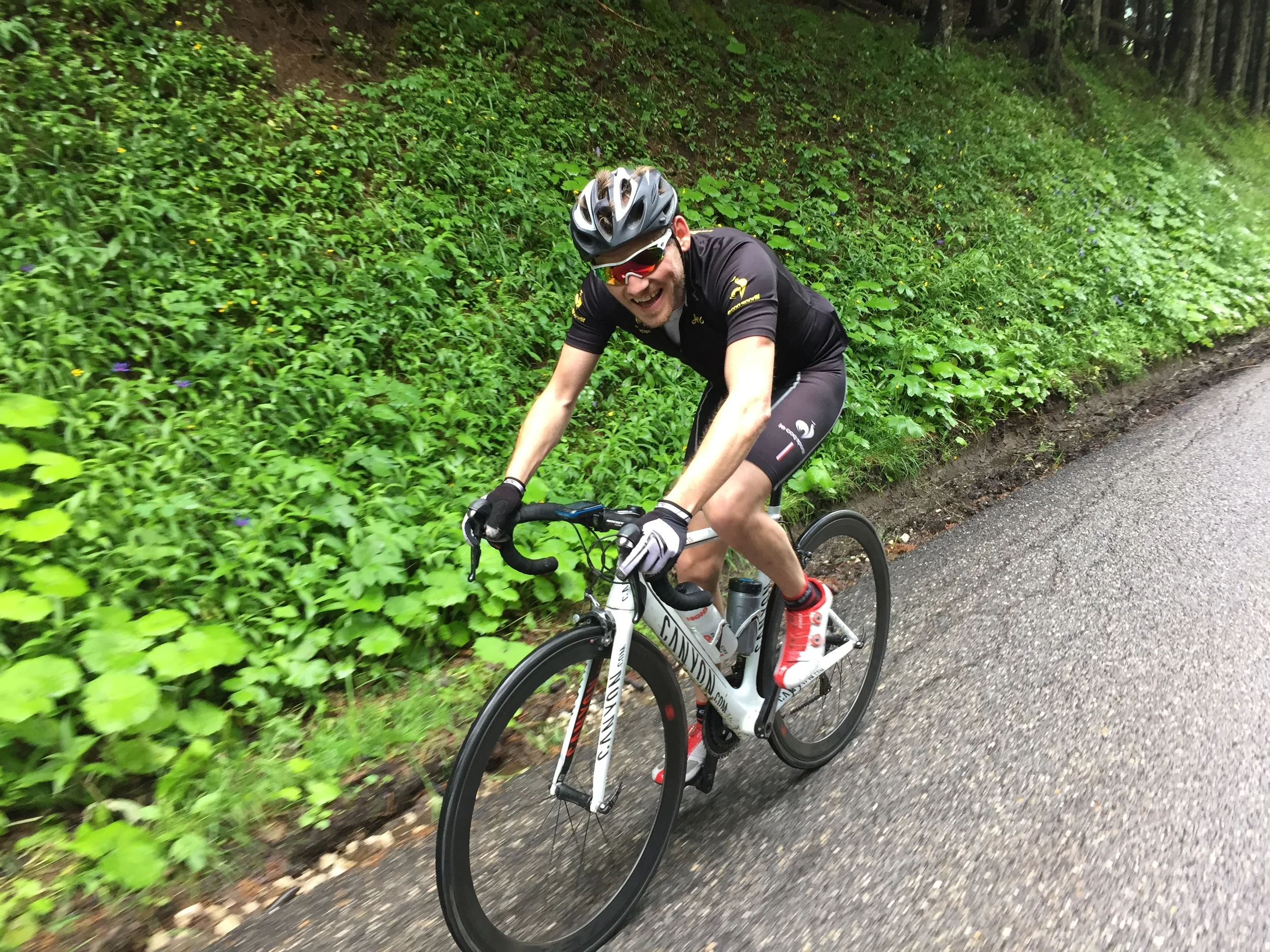 Shaun powering up to the Plateau